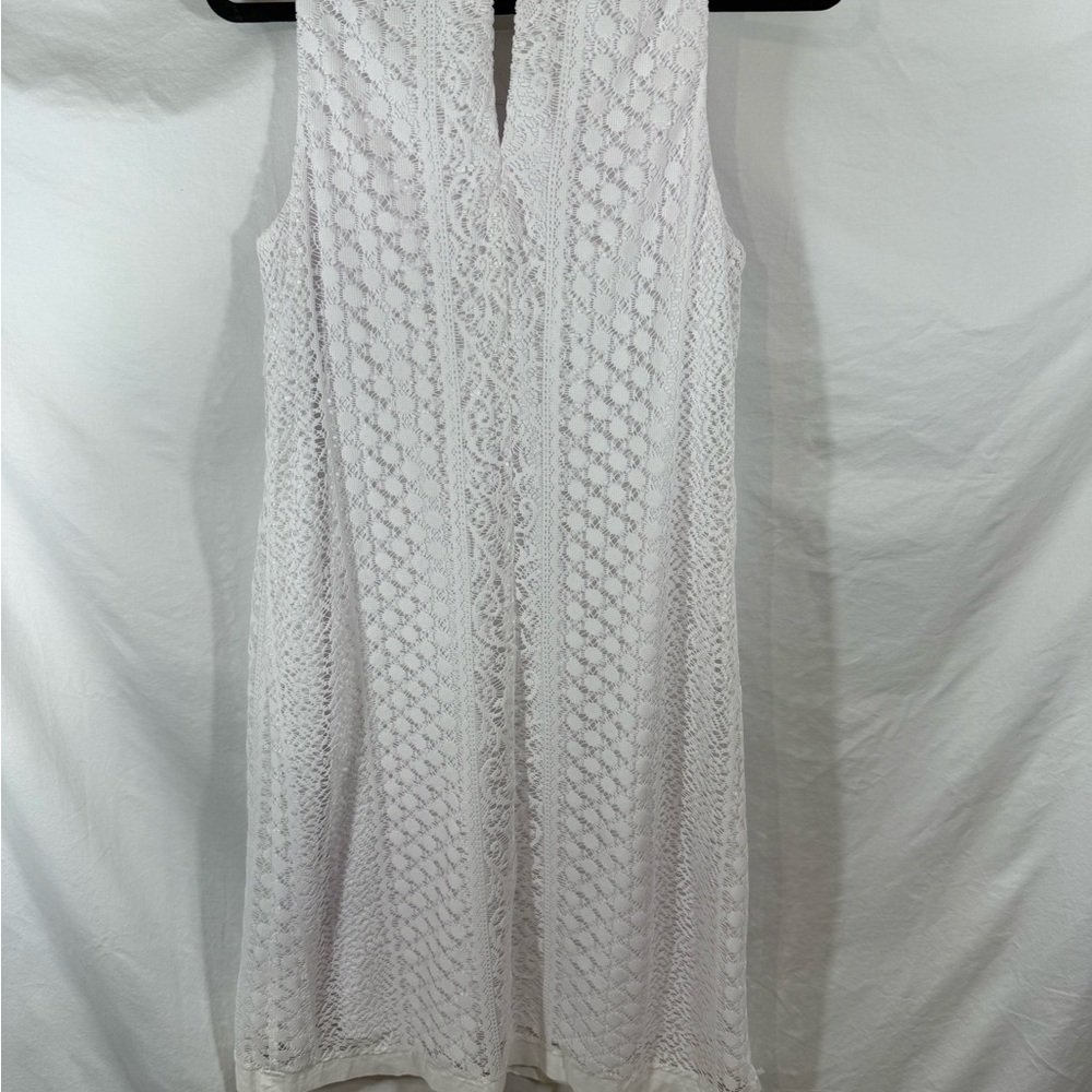 Rabbit Rabbit Rabbit Ivory Lace Mini Dress - Picture 3 of 4